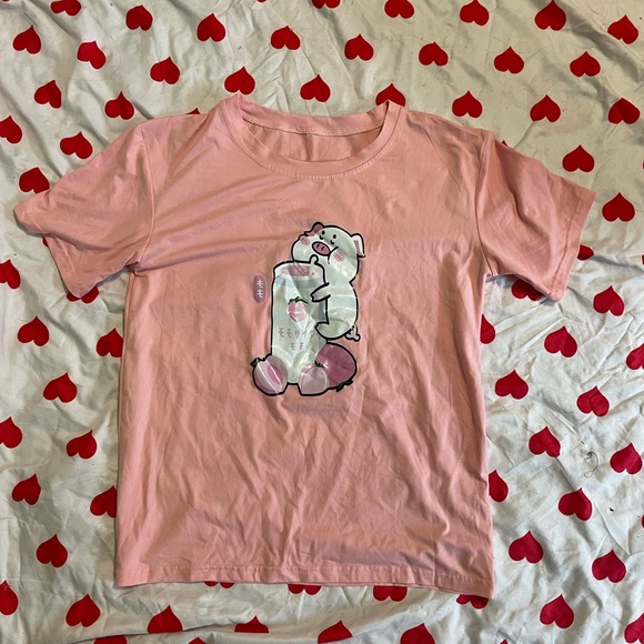 Pink Shirt with Cute Design - Picture 1 of 2